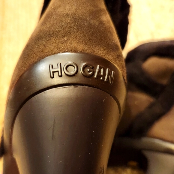 HOGAN shearling boots, heels - Picture 4 of 5